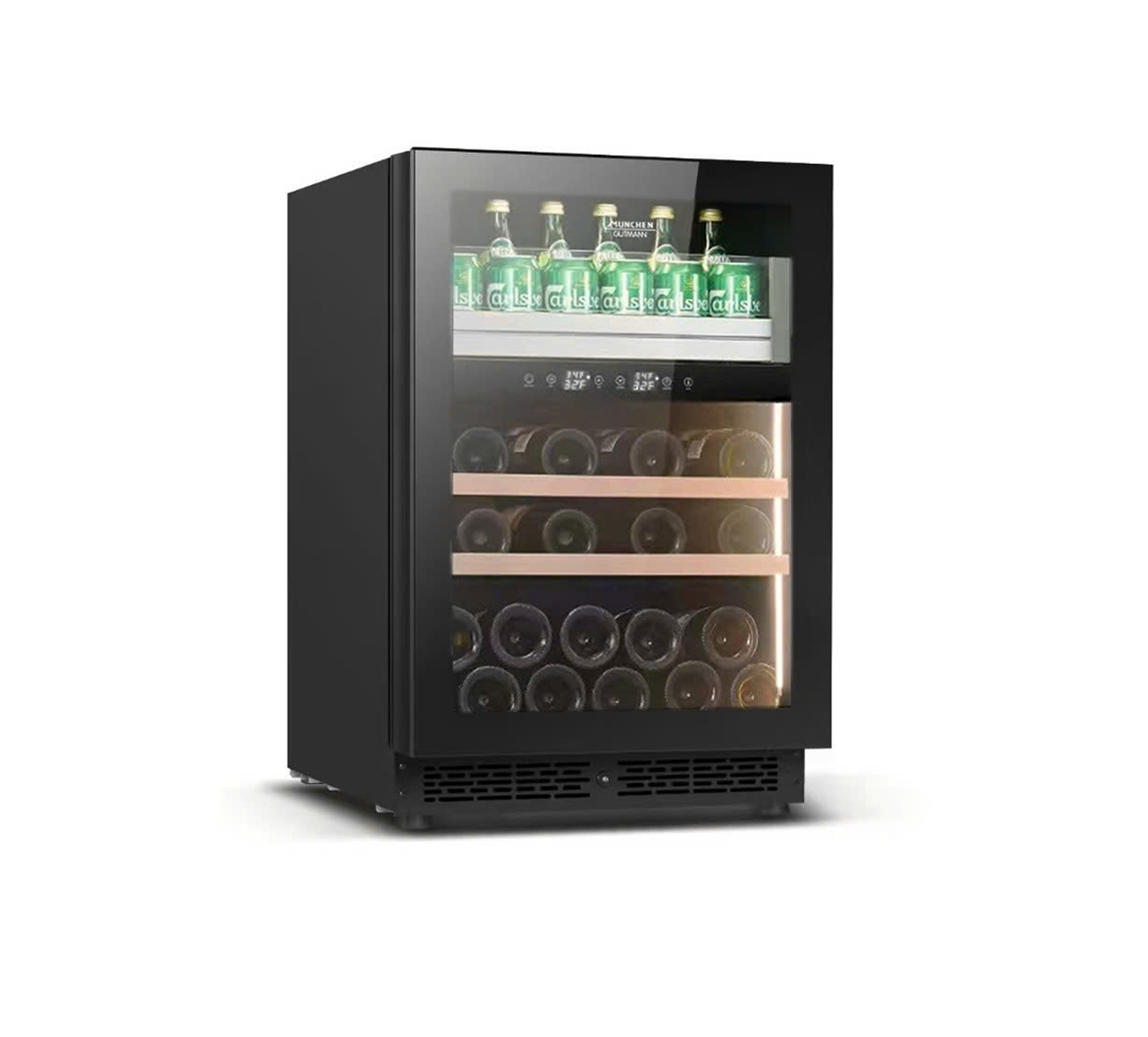 Tủ rượu vang kết hợp MW595DG (nhiệt độ từ 1℃ -~20 chai vang & 20 lon bia 500ml)